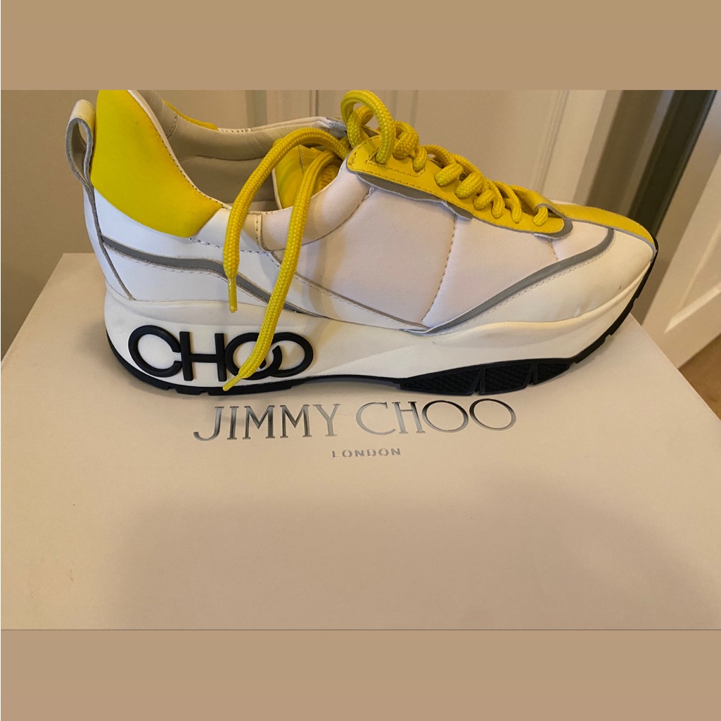 Jimmy Choo Race Sneaks Minor Scuffs
